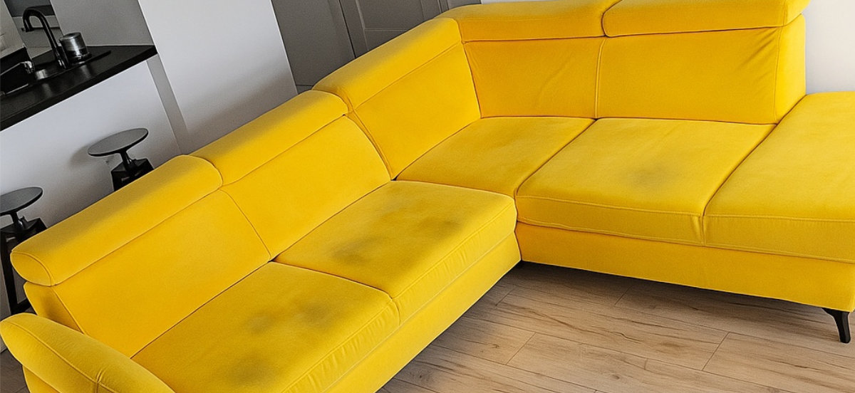 Czyszczenie tapicerki meblowej - narożnik