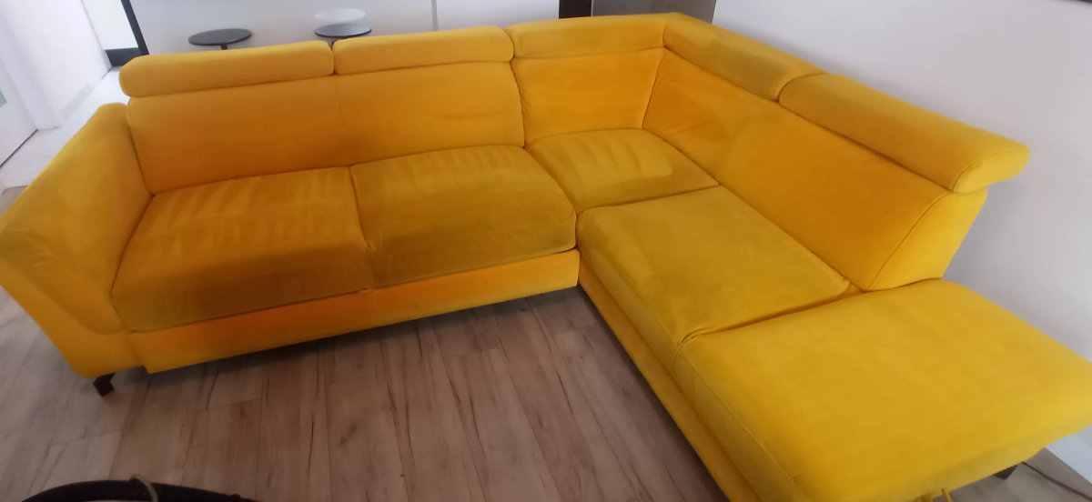 Pranie tapicerki meblowej - narożnik