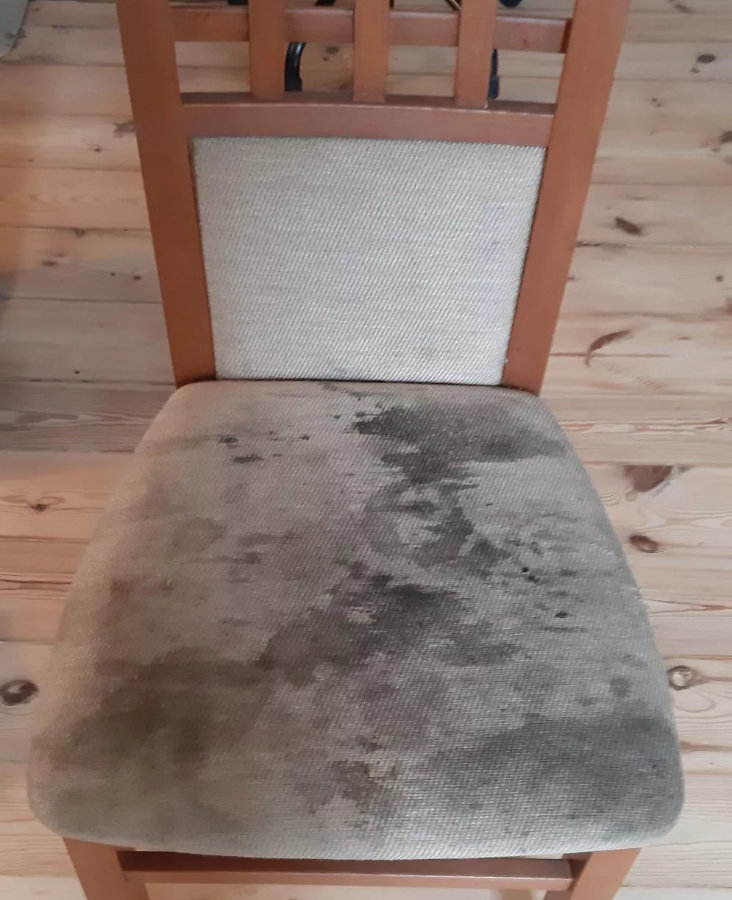 Turboszczotka - pranie tapicerki meblowej - krzesła