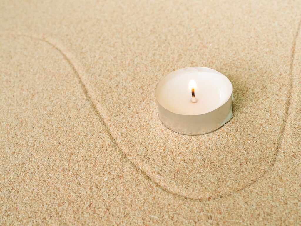 Zen Garden Sand Background Japanese